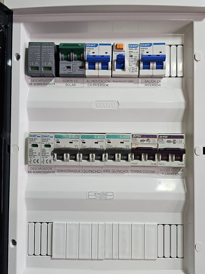 Sistema Growatt off-grid 6000W con bateria de litio - imagen 4